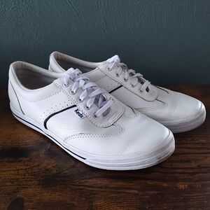 Keds Womens 7 Dream Foam Memory White Leather Sneakers Shoes Courty Core WH60071